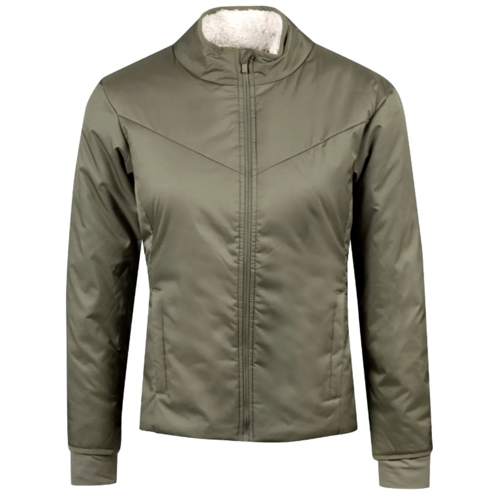 Nike Womens Plush Lined Warm Filled Repel Jacket Olive Green Size XS